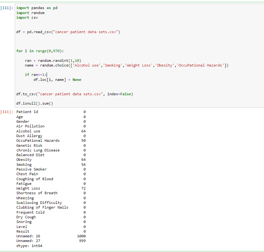Script For NULL Insertion