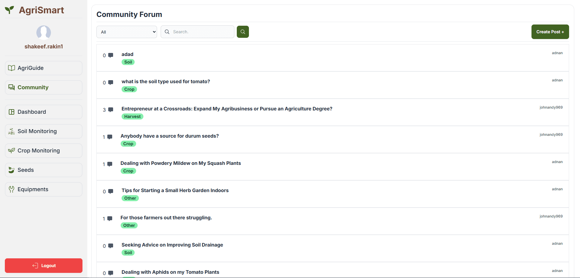 Forum Screenshot