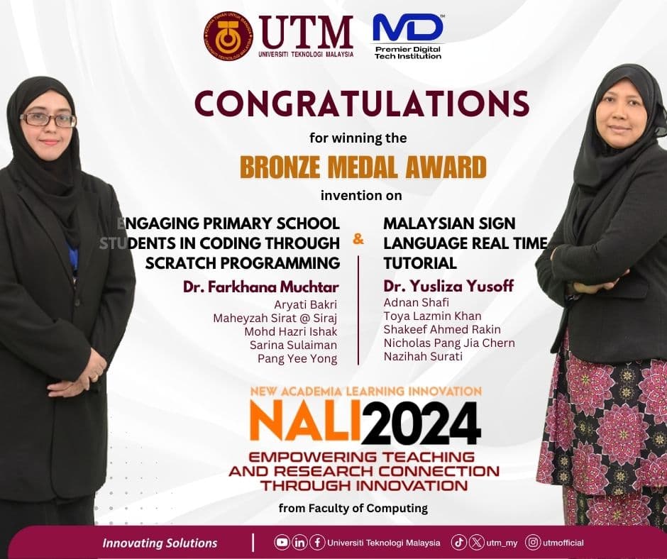 Image for Presenting MASRETT at New Academia Learning Innovation 2024